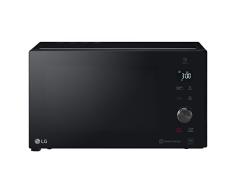 LG MH7265DPS Grill Smart Inverter - Microondas Grill 2 en 1, 1200W, 32 L, Display LED, Plato interior 360 mm, Color Negro, 30.8 (alto) x 54.4cm (ancho) x 45.8 cm (profundo)