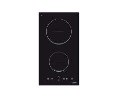 Candy CDI30 Placa inducción 2 fuegos, 30cm ancho, 3500W, Táctil, Eléctrica, Negra