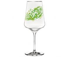Ritzenhoff 2930003 - Copa de vino con diseño de flores verdes