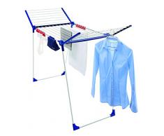 Leifheit Pegasus 200 - Tendedero, color blanco y azul