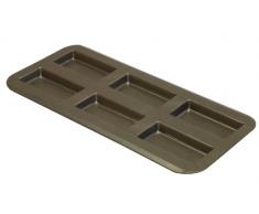 Gobel 220710 - Molde para Horno (Acero Antiadherente, 6 Formas rectangulares)