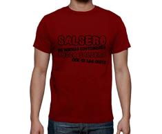 latostadora - Camiseta Salsero Busca Salsera para Hombre Rojo XXL