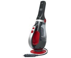 Black & Decker ADV1200 - Aspiradora (Secar, Sin bolsa, Gris, Rojo)