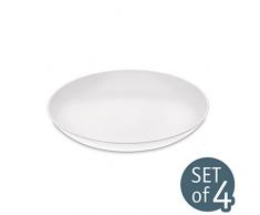 Koziol Rondo - Plato (Plato de Sopa, Alrededor, Blanco, 20,9 cm, 34 mm)