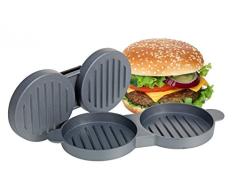 Doble Prensa para hamburguesas – Aluminio – Hamburguesas – Prensa para hamburguesas – Hamburger Former – Doble Prensa – Utensilio de cocina