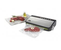 Foodsaver FFS005X-01 Envasadora al vacío, 140 W, Acero Inoxidable, Plata y negro