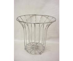 FRUTERO CROMADO REDONDO ALTO