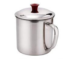 dragonaur - Taza de Acero Inoxidable, diseño Vintage, 480 ML, con asa