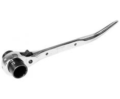 Silverline 102124 - Llave con doble carraca y vaso profundo (21/23 mm)