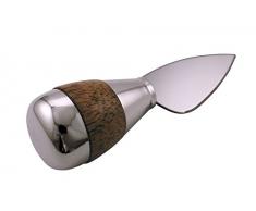 Arfasatti Cuchillo de Queso Parmigiano en Plata de Ley 925 Y Madera Hecho a Mano en Italia