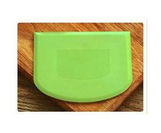ZengBuks PP Plástico Crema Mantequilla Pastel Espátula Decorar para Hornear Scrapper Antiadherente Pastelería Utensilios para Hornear Herramienta de cocción - Verde