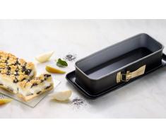 Dr. Oetker 30X11X7 Cm Molde Desmontable, Negro y Gris