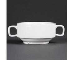 Olympia C239 sopa bol con asas de (Pack de 6)