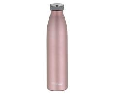 ThermoCafé by Thermos - Termo (acero inoxidable), color verde azulado mate, acero inoxidable, Oro rosa, 0,75 Litros