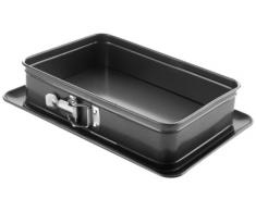 Ibili 826628 - Molde desmontable rectangular con base extra 28x18 cm