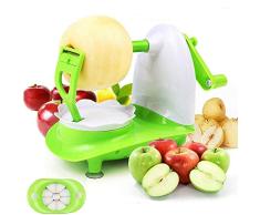 mciskin Peladores de Manzanas,Peladores y cortadores para la Fruta,Cortador de Manzanas y Pelador
