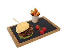 2 x Olympia pizarra bandeja de plato para cm061 280 x 180 mm cocina Buffet alimentos servir