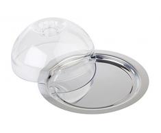 APS quesera - finesse - redondo, diámetro 22 cm acero inoxidable para mantener fresco de Luran