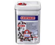 Leifheit 31208 Fresh and Easy - Recipiente hermético Cuadrado de 800 ml