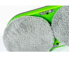 ECODE Robot Limpiacristales Absolut Carbon WINCLEAN, Limpiavidrios, Automático,Mando Distancia, AFS Sistema Anticaidas, 3 Programas, 12 mopas incluidas ECO-996