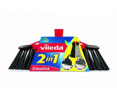 Vileda Scopa 2in1 Classica - Escoba Negro, Gris, Rojo