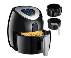 Tidylife Freidora de Aire Digital con programas preestablecidos, freír con Poco o sin Aceite 3.5 L, 1500 W (6 programas)