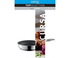Domestic TOP Selection Mäser Serie Cursa - Sartén (20 cm, acero, con revestimiento de cerámica ILAG, 18/8)