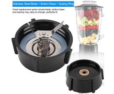 3 Piezas Kit de Reemplazo de Licuadora, Hoja de Oster de Acero Inoxidable, Anillo de Sellado de Anillo Tórico de Goma, Base de Repuesto