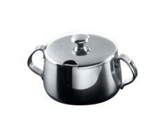 Alessi 104/30 - Azucarero de acero, color plateado