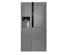 LG GSJ361DIDV Independiente 591L A+ Acero inoxidable nevera puerta lado a lado - Frigorífico side-by-side (Independiente, Acero inoxidable, Puerta americana, LED, Puerta a puerta, Botones, Sensor)