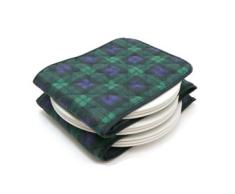 Hot Ideas Calentador de Platos Eléctrico - 12 Blackwatch Tartan (Enchufe Eur)