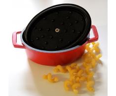 Lacor - 25911 - Cacerola Aluminio Fundido Oval 11.5x7.5 cm- Rojo