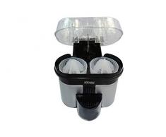 hmjsmj Jugo En Ambos Lados Al Mismo Tiempo, Puede Poner Varias Naranjas A La Vez, Exprimidor Eléctrico, La Máquina Corta La Fruta En 2 Mitades, 25.5x25.5x27.5cm