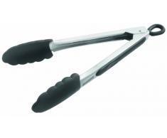 Leifheit ProLine - Pinza para Barbacoa y Cocina de 23 cm, Color Negro y Plateado