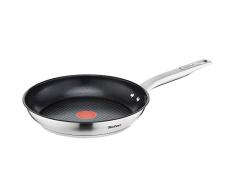 Tefal E82604 - Sartén Multiuso, Acero Inoxidable, Titanio, 24 cm