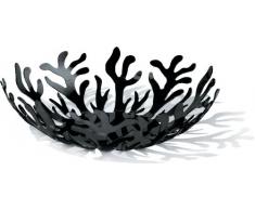 Alessi ESI01/29 B - Frutero de acero, color negro