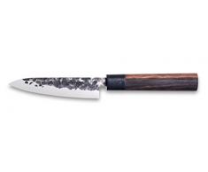 3 Claveles Cuchillo de Verduras Japonés, Mango de Madera, Línea Osaka - (13,5 cm),