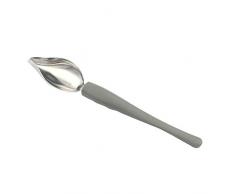 Angoter 20CM Mini Decoración Lápiz Cuchara de café Inicio de Cocina Salsa de Pintura Chef Antideslizante portátil de Acero Inoxidable Draw Herramientas Accesorios