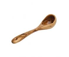 Madera de olivo Servir Saez Cuchara Paleta Cucharón Cucharón Aprox. 25 cm con bonito Grano único de Olivas madera