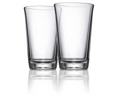 WMF - Juego de 2 vasos altos de cristal para agua 0,25l - 12,4cm, colección Basic