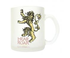 SD toys Taza Vidrio, Lannister Game of Thrones, Color translucida