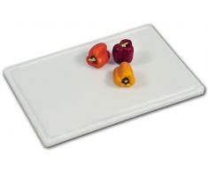 Kesper 30100 - Tabla de Cortar, plástico, 60 x 40 x 2 centÃmetros, Color Blanco