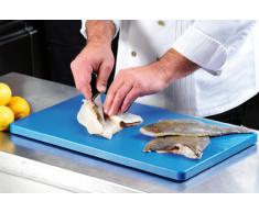Kesper HACCP 30152 - Tabla para cortar, plástico, color azul, 53 x 32.5 x 1.5 cm