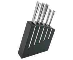 Pradel Jean Dubost - Bloque de Cocina Kimono con Cuchillos de Cocina Ventoux de Acero Inoxidable, 5 Unidades