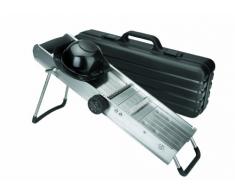 Lacor 60357 - Mandolina de acero inoxidable con protector