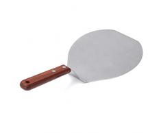 Tutoy 13 Pulgadas De Acero Inoxidable Pizza Placa Espátula Cáscara Pala De La Torta del Elevador Soporte De Hornear Herramienta