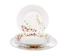Luminarc Ipomee Vajilla de 18 Piezas, Multicolor, 30 cm