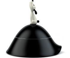 Alessi AMMI19 B Alrededor 0.6L Acero inoxidable Negro cuenco - cuencos (0,6 L, Alrededor, 1 personas(s), Acero inoxidable, Negro, Personal)