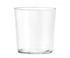 H&H Starck Vaso por Agua, 350 CC, Vidrio, Transparente, 6 Piezas