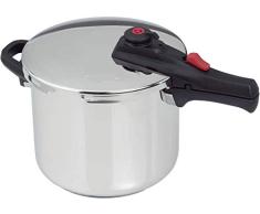 Bastilipo 8L Olla Rápida De Acero Inoxidable 8 Litros, Gris